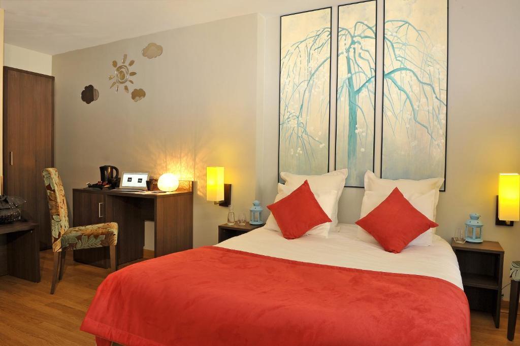 Hotel O2B Aux Berges De Broceliande 베이뇽 객실 사진